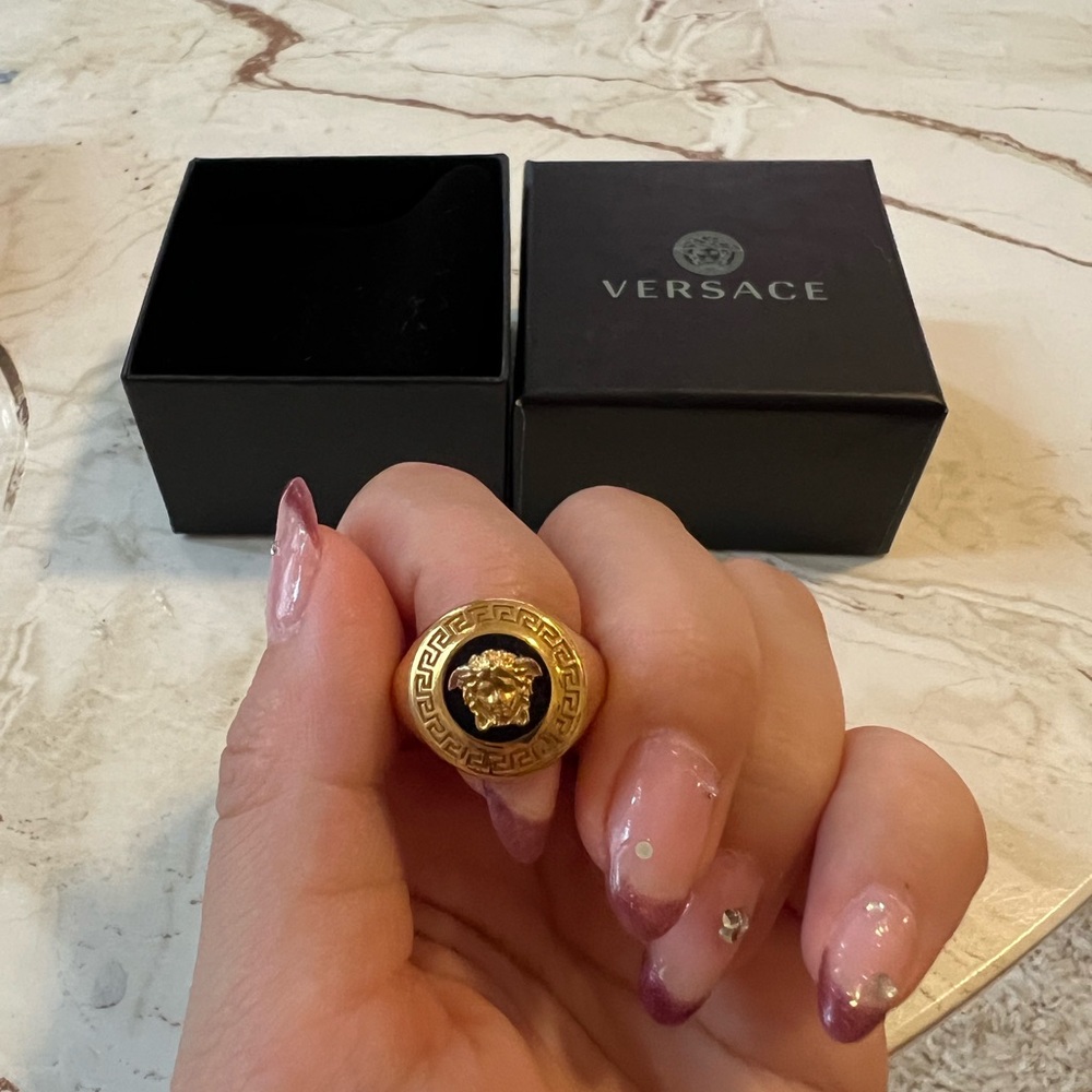 Versace Ring Medusa Head - image 1